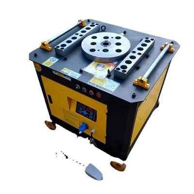 380 kg Velocidad del motor 1440 r/min Doblador de barras de acero y enderezador Máquina de doblar barras de acero