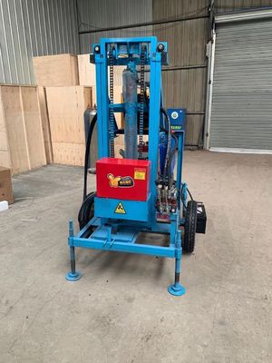 550 KG Durable Full Hydraulic Water Well Drilling Rig Fácil de operar y rendimiento