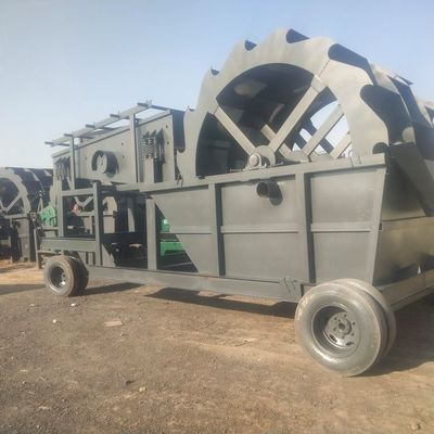 Equipo de selección de arena de silicio móvil profesional de venta directa con una capacidad de 1800 KG