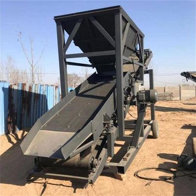 Máquina de filtrado de arena por vibración de tres capas eléctrica de 380 voltios para suelo y piedra