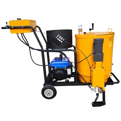 Máquina para la reparación de grietas de pavimento de asfalto de 100L Vehículo de ensuciado conjunto con capacidad de 420KG