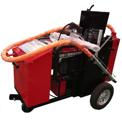 Mantenimiento de carreteras Máquina de sellado de grietas de asfalto 2100X1000X1500mm Tiempo de calentamiento 30-40min