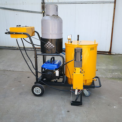 Máquina de sellado de grietas de pavimento de asfalto de 550 kg para necesidades de mantenimiento de carreteras duraderas