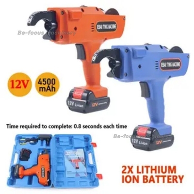 12V 4500mAh Batería Alimentada Rebar Tier Binding Machine 8mm-34mm con pinzas de alambre