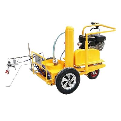 Máquina de marcado de la carretera de rociado en frío con empuje automático a mano y pistola simple/doble
