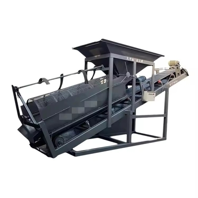 Máquina de cribado de suelos Vibración de tres capas pantalla de tambor alimentada externa para 1800 KG de mineral