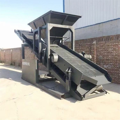 Máquina de cribado de piedra de apoyo de peso de 1800 kg para proyectos de construcción a pequeña escala
