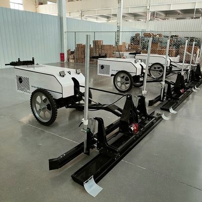 17L Volumen de combustible Ride de precisión en el rendimiento del nivelador de pavimentos de hormigón láser