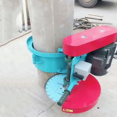 Cortador de pilas portátil de abrazadera 1050*500*400mm Fuente de energía eléctrica para el corte de pilas de cemento