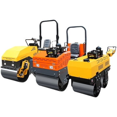 Capacidad de tanque de agua de 60L Mini Walking Behind Road Roller Compactor para un transporte fácil