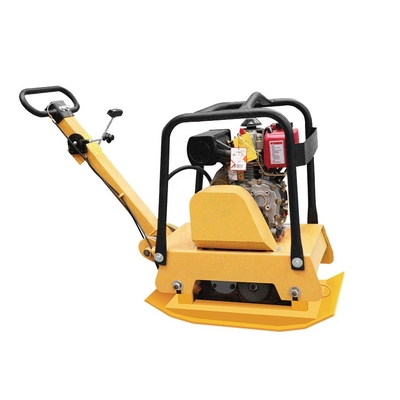 Bajo ruido y potente 6.5HP Motor Compactor de placa vibratoria portátil para la construcción