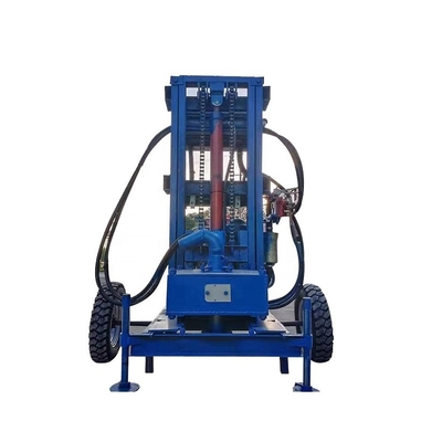 Máquina de perforación de pozos de agua hidráulica diésel de 150 m con motor Changchai en Filipinas