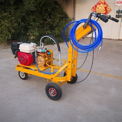 Marcado de la carretera máquina de pintura de pulverización aplicador de pulsador de pulverización en frío para el marcado rápido y