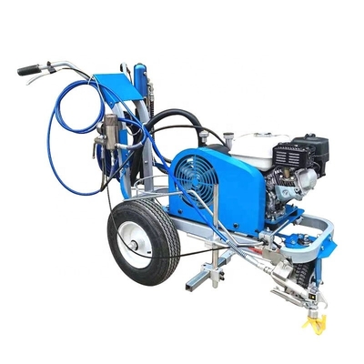 Máquina de marcado de líneas de carretera de rociado en frío con motor de línea de gas de color personalizado