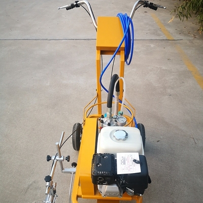 Máquina de marcado de líneas de carretera de rociado en frío con motor de línea de gas de color personalizado