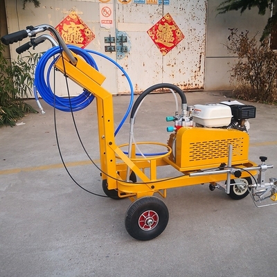 Máquina de marcado de líneas de carretera de rociado en frío con motor de línea de gas de color personalizado