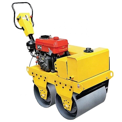 Walking Behind Road Roller 600kg con motor CHANGFA y 20KN * 2 fuerza emocionante