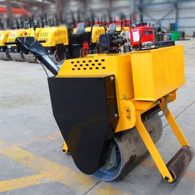 Walking Behind Road Roller 600kg con motor CHANGFA y 20KN * 2 fuerza emocionante